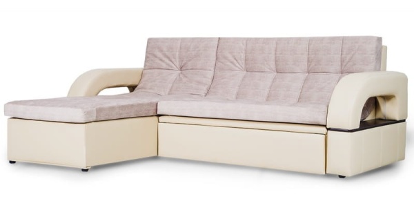 Диван Угловой Мадрид (Ш-2650 х Г-1800 х В-1000 мм/Спальное место 1350х2300 мм)/Разные Цвета