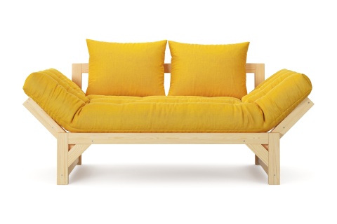 Диван кушетка Амбер желтый
